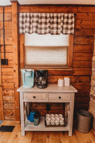 Cedar Grove Cabin Coffee Station