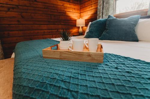Cedar Grove Cabin Rental Cozy Master Bedroom